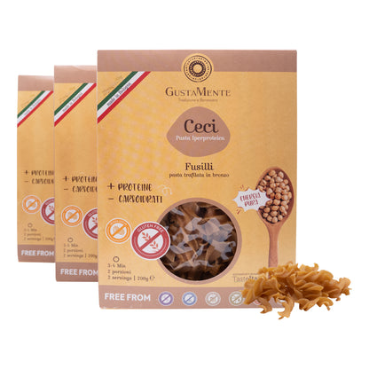 Fusilli Ceci Iperproteica Senza Glutine 200g