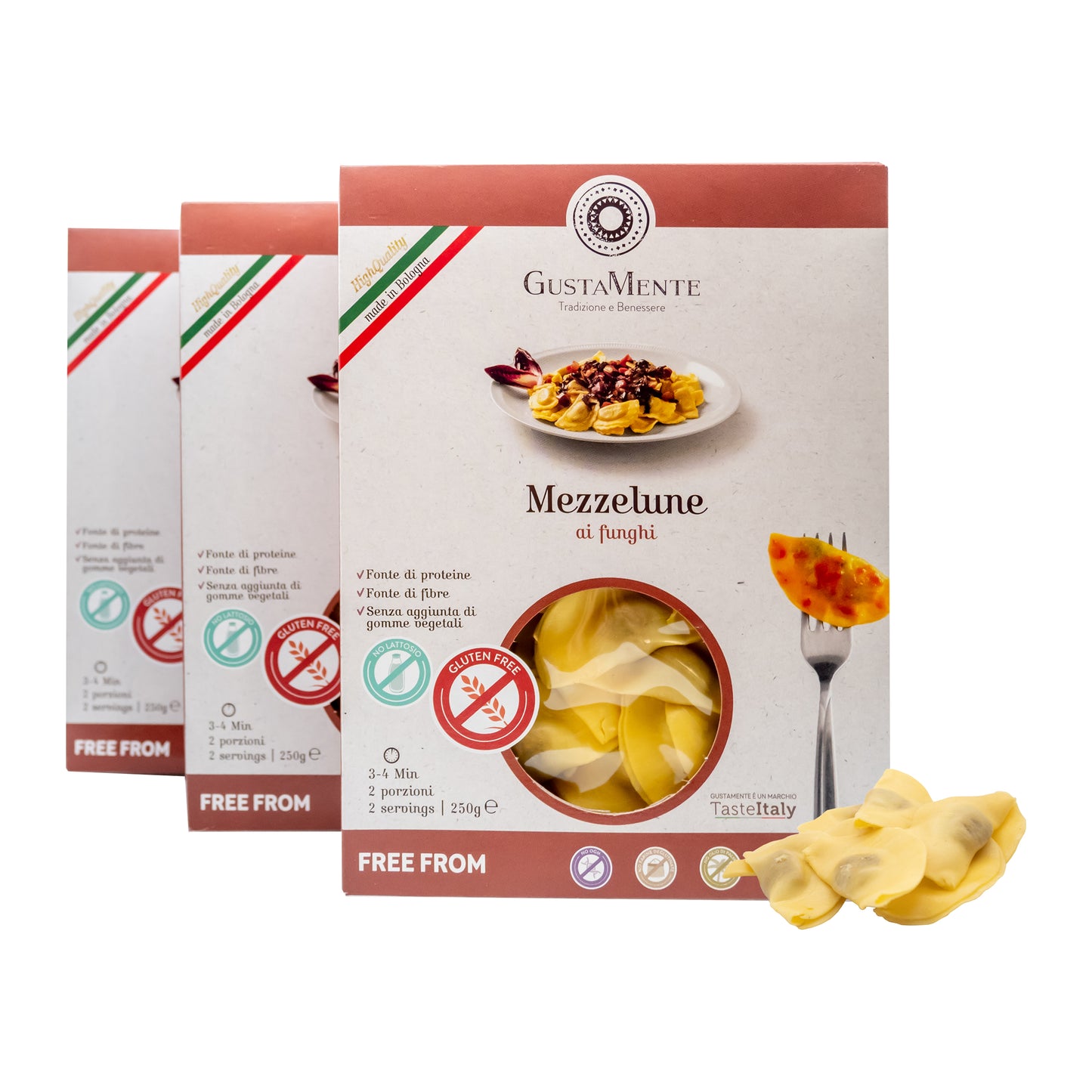 Mezzelune con Funghi Senza Glutine 250g