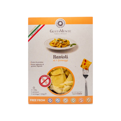 Ravioli 4 Formaggi Senza Glutine 250g