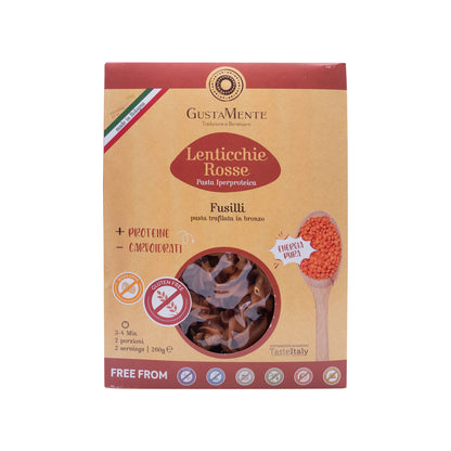 Fusilli Lenticchie Iperproteica Senza Glutine 200g