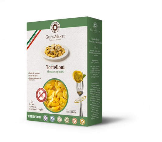 Tortelloni ricotta e spinaci Senza Glutine 250g